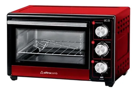 Horno de mesa eléctrico Ultracomb UC-23 23L rojo 220V